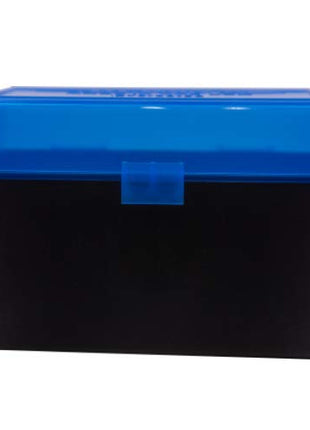 Berry's Ammo Box for .270 cal/.30-06 Sprg. Ammunition - 50 Round Capacity (Blue)