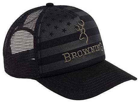 Browning Foam Flag Trucker Mesh Hat