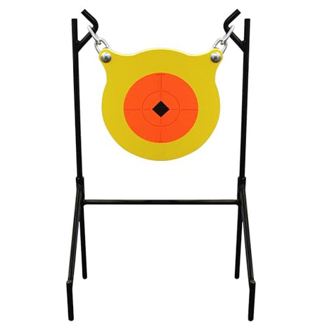 Birchwood Casey World of Targets Boomslang AR500 Shooting Gong Target 1/2" x 9.5" Diameter Yellow