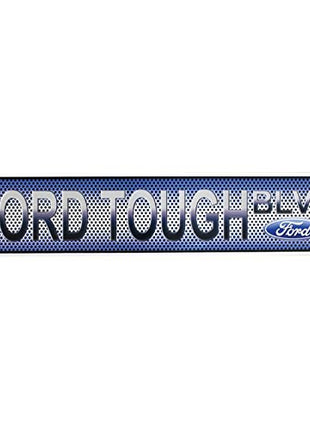 Ford Tough Blvd Metal Sign - 20" x 5" 14725