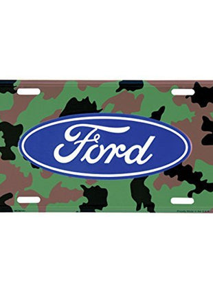 Ford Camo License Plate