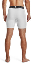 Under Armour UA HG Armour Shorts, Gym Shorts for Sport, Running Shorts Men, White / Black, S