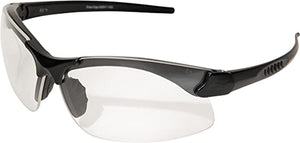 Edge Eyewear Sharp Edge Thin Temple 2 Lens Kit, Matte Black Frame / Clear, G-15 Vapor Shield Lenses