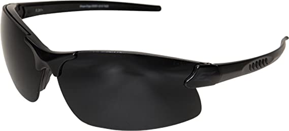 Edge Eyewear Sharp Edge Thin Temple 2 Lens Kit, Matte Black Frame / Clear, G-15 Vapor Shield Lenses