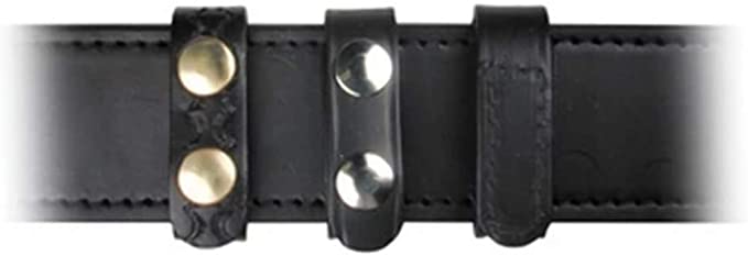 Boston Leather Leather Belt Keeper, 3/4 with and Without Hidden Cuff Key