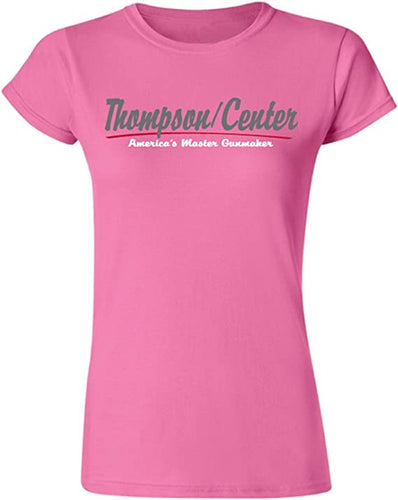 Thompson Center Ladies Script Tee Azalea (Medium)