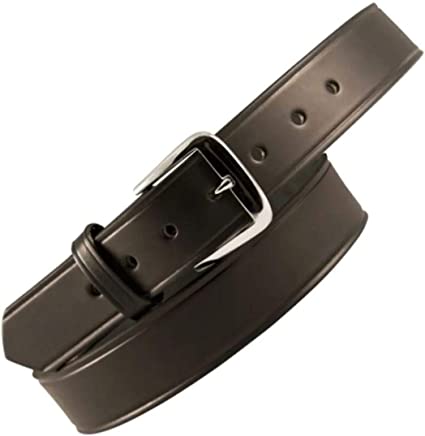 Off Duty Garrison Belt, 1 1/2 Nickel Black Plain