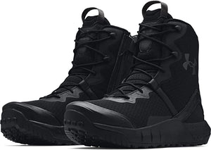 Under Armour Men's UA Micro G Valsetz Zip Climbing Shoe, Black Black Jet Gray