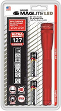 Maglite Men's 530413-SSI 2 Cell Led, Red, Mini AA