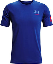 Under Armour Men's New Freedom By Air T-Shirt , Royal (400)/Red , Small