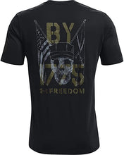 Under Armour Men's New Freedom By 1775 T-Shirt , Black (001)/Marine Od Green , Small
