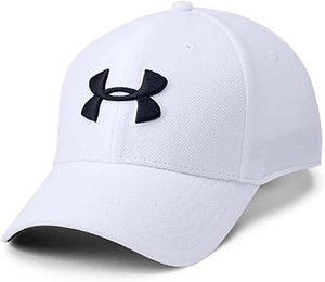 Under Armour Men Men's Blitzing 3. Cap, Comfortable Snapback for Men with Built-In Sweatband, Breathable Cap for Men - Midnight Navy/Graphite/White L