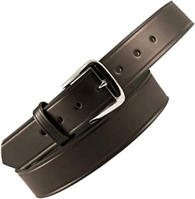 Off Duty Garrison Belt, 1 1/2 Nickel Black Plain