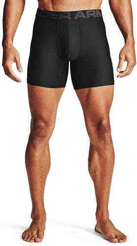 Under Armour Men Tech 6in 2 Pack, Quick-drying sports underwear, 2 pack comfortable men's underwear with tight fit