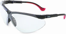 Uvex by Honeywell Genesis XC Safety Glasses, Black Frame with Clear Lens & HydroShield Anti-Fog Coating (S3300HS)