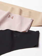 Under Armour - Womens PS Thong 3Pack Underwear Bottoms, Medium, Black (004)