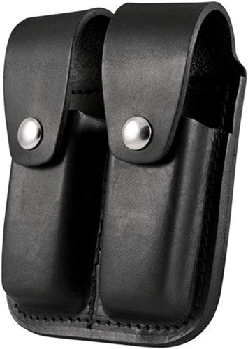 Boston Leather CLIP POUCH. DOUBLE 9MM & 40 MM - 5601-1