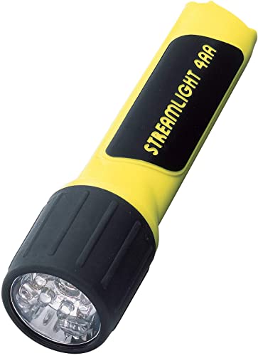 4AA LED with White LEDs - without alkaline batteries - Box - Yellow