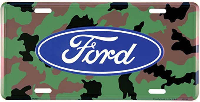 Ford Camo License Plate 14727