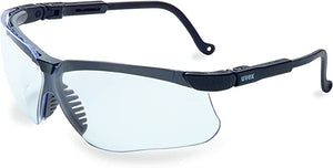 UVEX by Honeywell S3200HS Genesis Series Safety Eyewear with Black Frame, Clear Lens and Hydro Shield Anti-Fog Lens Coating by Honeywell