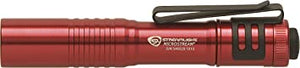 Streamlight 66323 MicroStream Compact LED Personal Light with Alkaline Battery, Red, Pack of 1