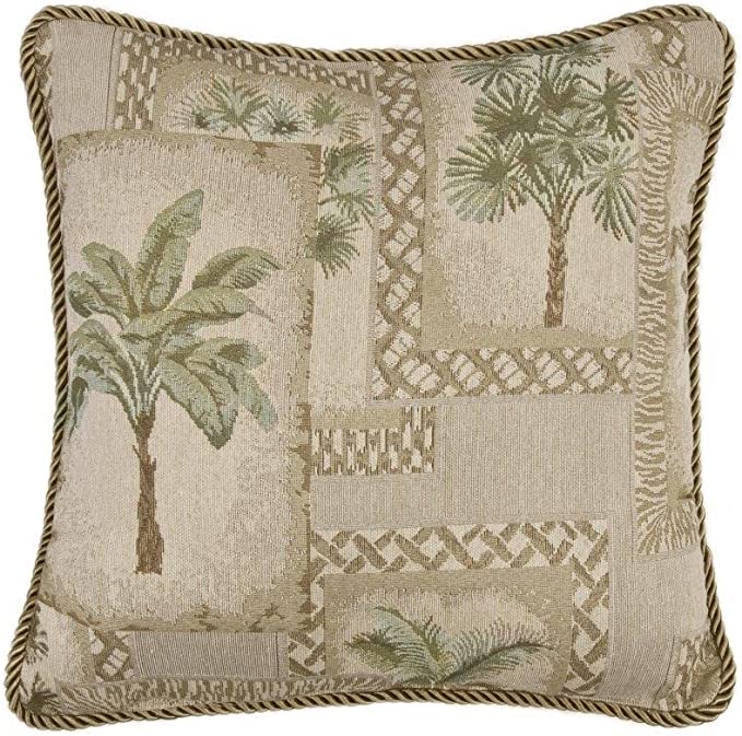 Palm Tree Pillow - Square
