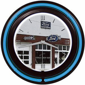 Ford Double Neon 15" Wall Clock, Ford F-150
