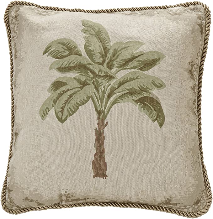 All Seasons Bedding Palm Tree Bolster Pillow