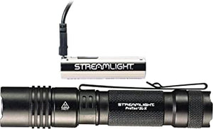 Streamlight Prof 88062 ProTac 2L-X 500 Lumen Professional Tactical Flashlight Dual Fuel use 2X CR123A or 1x 18650 Li-iON Battery, Black, One Size