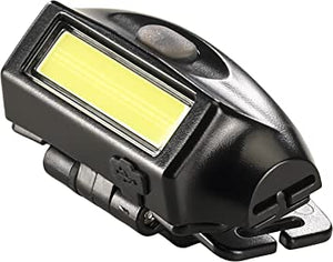Streamlight 61702 Bandit 180-Lumen Rechargeable LED Headlamp with USB Cord, Hat Clip & Elastic Headlamp, White LED, Black