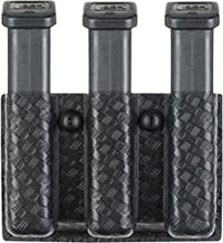 Safariland Duty Gear Glock 17 Open Top Slimline Triple Magazine Pouch (Stx Basketweave Black)