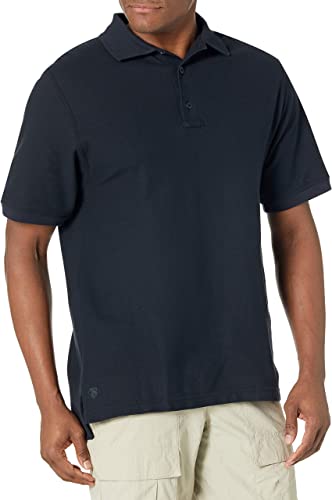 Tru-Spec Men's 24-7 Series Short Sleeve Classic Cotton Polo, Navy, X-Large