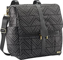 JJ Cole Infant Baby Backpack Diaper Bag Large Capacity Black Aztec