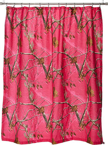 Kimlor Mills Realtree APC Shower Curtain, Fuchsia